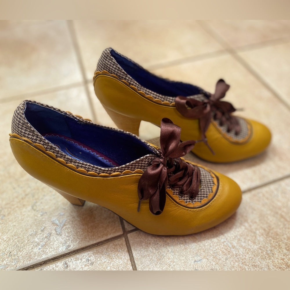 Poetic License lace up heels